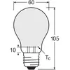Image de OSRAM ampoule à incandescence LED mat E27 6,5W 827 pack de 6