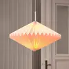 Image de Suspension OSRAM Decor Paper Diamond, blanche, papier, E27