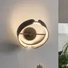 Image de Applique murale LED OSRAM Decor Curve Felt, gris, feutre, 3 000 K