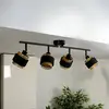 Image de Plafonnier OSRAM Decor Spot Hornet, à 4 lampes, noir/doré