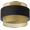 Image de Osram Plafonnier en corne décorative 1XE27 noir