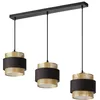 Image de Osram DECOR Suspension Hornet LINEAR 3xE27 Noir Or, Lampe suspendue,