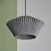 Image de Suspension OSRAM Decor Rubans Ø 30,5 cm, gris, textile, E27