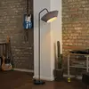 Image de Lampe sur pied OSRAM Decor Rubans, gris, textile, E14