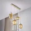 Image de Suspension OSRAM Decor Needle Linear beige, acier, à 4 lampes E27