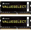 Image de Corsair CMSO16GX4M2A2133C15 Value Select 16GB (2x8GB) DDR4 2133Mhz CL15 Mémoire pour Ordinateur Portable SODIMM (260 Pin), Noir