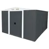 Image de HOME DELUXE - Abri de Jardin BOHIO - Taille : XL - Dimensions 258 x 206 x 177 cm, Surface 5,2 m², fondations incluses I Abri de Jardin Armoire de Jardin