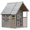 Image de Home Deluxe Kimi Maisonnette en bois naturel pour enfants pour le jardin et l'extérieur