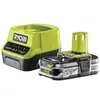 Image de Pack Batterie Lithium-ION RYOBI 18V One+ 2.5 Ah et Chargeur Rapide 2,0 Ah - RC18120-125G