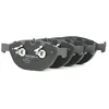 Image de RIDEX 402B0375 Set d'essieu Plaquettes de frein Avant avec clip de piston Compatible avec BMW 5 Berline E60