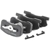 Image de RIDEX 402B0483 Set d'essieu Plaquettes de frein Avant avec accessoires avec ressort avec tôle anti-bruit Compatible avec MITSUBISHI L 200 K7T, K6T