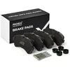 Image de RIDEX 402B0407 Set d'essieu Plaquettes de frein Avant avec vis d'étrier de frein avec tôle anti-bruit Compatible avec MERCEDES-BENZ Sprinter 3.5-T Van W906