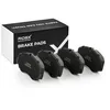 Image de RIDEX 402B0996 Set d'essieu Plaquettes de frein Avant Compatible avec MERCEDES-BENZ Vito Mixto W639