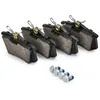 Image de RIDEX 402B0024 Set d'essieu Plaquettes de frein Arrière avec tôle anti-bruit Compatible avec VW Golf 4 3/5 portes 1J1