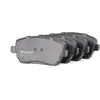 Image de RIDEX 402B0062 Set d'essieu Plaquettes de frein Avant avec tôle anti-bruit Compatible avec RENAULT Clio 3 3/5 portes BR0/1, CR0/1