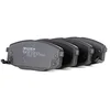 Image de RIDEX 402B0076 Set d'essieu Plaquettes de frein Avant avec tôle anti-bruit Compatible avec HYUNDAI i30 FD