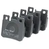 Image de RIDEX 402B0171 Set d'essieu Plaquettes de frein Arrière avec tôle anti-bruit Compatible avec MERCEDES-BENZ 190 W201