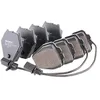 Image de RIDEX 402B0222 Set d'essieu Plaquettes de frein Avant avec tôle anti-bruit Compatible avec VW Passat B5 GP Break 3BG, 3B6