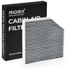 Image de RIDEX 424I0223 Filtre d'habitacle Compatible avec VW Golf III Break 1H5
