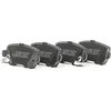 Image de RIDEX 402B1368 Set d'essieu Plaquettes de frein Arrière avec accessoires avec vis d'étrier de frein avec tôle anti-bruit Compatible avec OPEL Zafira B A05