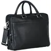 Image de Leonhard Heyden sac à main sac d'ordinateur portable pour ordinateur portable Berlin Zipped Briefcase 2 Compartments Black noir
