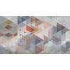 Image de Architects Paper Mantiburi 116685 Papier peint photo graphique moderne Vintage Triangle | Atelier 47 5 x 2,70 m Bleu/gris/marron
