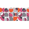 Image de Architects Paper Mantiburi 117665 Papier peint photo pour salon Motif cercles violets Orange 6 x 2,5 m