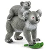 Image de Schleich Wild Life | Maman Koala avec Son Bébé 42566 | 3 pièces | Coffret de jeu à partir de 3 ans | coffret avec figurines, nombreuses fonctions et accessoires