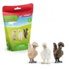 Image de Coffret de Figurines Poules - Ferme Jouet et Grange de 3 Pièces avec Figurines Poules Pour Garçons et Filles - Jouet 3 ans -