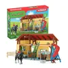 Image de Écurie avec boxes et animaux coffret de 82 pièces avec chevaux Schleich 42485 Farm World Dès 4 ans