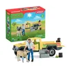 Image de Coffret Visite du Vétérinaire à la ferme 12 Pièces - Avec Animaux de la Ferme Véhicule et Vétérinaire - SCHLEICH - 42503 FARM WORLD