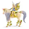 Image de Fée Sera avec Figurine Licorne aux fleurs - Fée Sirène Magique et Fantastique et Jouet Licorne - Coffret de Jouets Idéal pour les