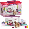 Image de Schleich 42614 Mallette de Mode pour Chevaux, dès 4 Ans, Horse Club Sofia's Beauties - Coffret, 28 x 12 x 19 cm