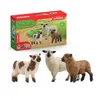 Image de Figurine Trio de moutons pour enfants dès 3 ans 5 x 19 x 11 cm - schleich 42660 FARM WORLD