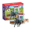Image de Horse Box Lisa Et Storm, Figurine Cheval Et Accessoires, Schleich 42709 Horse Club, Des 5 Ans en occasion ou reconditionné