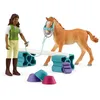 Image de Schleich Horse Club Trainingsset voor veulen 42756