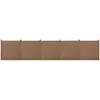 Image de NEU.HOLZ Clôture Brise Vue Brise Vent Bois Composite (WPC) Brun 183 x 879 cm