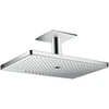 Image de hansgrohe Axor pomme de tête avec raccord plafond, 460x300, 3 jets, chrome