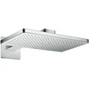 Image de hansgrohe Douche de tête Axor avec bras mural, carré, rosace, 460x300 mm, 1 an, chrome