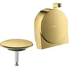 Image de hansgrohe Kit de montage Exafill S, entrée baignoire, garniture vidage + trop-plein, or poli
