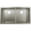 Image de hansgrohe Évier UB S719-U765 763x398 mm, 2 becs principaux, sans vidage, acier inoxydable