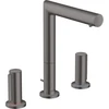 Image de hansgrohe Mitigeur lavabo 3 trous 200 Axor Uno A 183 mm, avec poignée Z, tirette d'évacuation