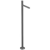 Image de Hansgrohe AXOR Uno mitigeur monocommande de lavabo, Zerogriff, sur pied, sans vidage par pop-up, saillie 260mm, Coloris: Chrome noir brossé