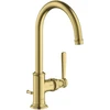 Image de hansgrohe Mitigeur lavabo monocommande 210 Axor Montreux, bec 175 mm, avec vidage, brossé br