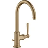Image de hansgrohe Axor Montreux Mitigeur lavabo mono 210 A 175 mm, tirette, bronze brossé