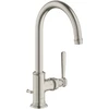 Image de hansgrohe Axor Montreux Mitigeur lavabo 210 A 175mm, avec tirette, aspect inox
