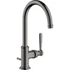 Image de hansgrohe AXOR Mitigeur monocommande de lavabo AXOR Montreux 210, vidage escamotable, 16517330, Couleur: Polished Black Chrome