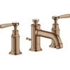 Image de hansgrohe Axor Montreux 3 trous mitigeur lavabo 143 mm, H 30, tirette, chrome brillant