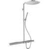 Image de hansgrohe Showerpipe Axor m TH 800, pomme de douche 350 mm, 1 an, nickel brossé