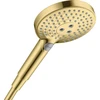 Image de hansgrohe Douchette Raindance Select S 120 Tête Ø 125 mm, 3 jets, optique or poli
